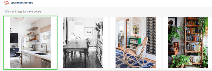 apartment therapy instagram landing page