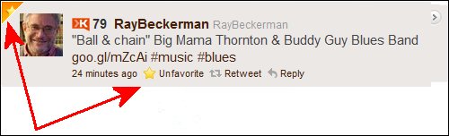 Confirmation of Adding a Twitter Favorite Confirmation of Adding a Twitter Favorite