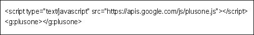 JavaScript for a simple Google Plus One button JavaScript for a simple Google Plus One button