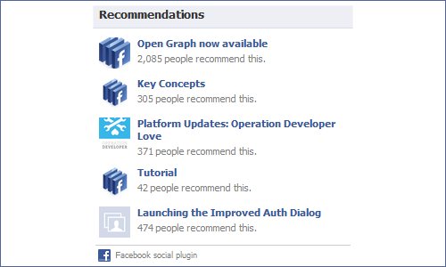 Recommendations Recommendations