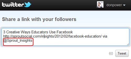Retweet from Insights Retweet from Insights