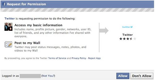 Allow Facebook Permissions Allow Facebook Permissions