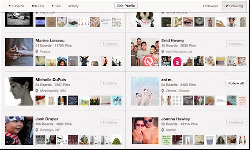 Curate the Boards You Follow Curate the Boards You Follow