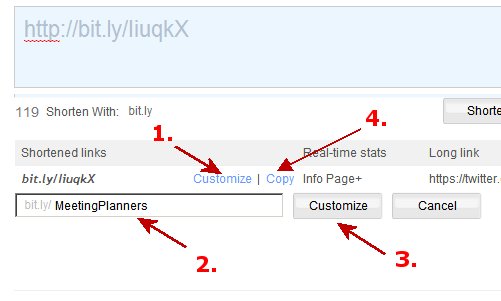 Customize a Shortened link with bit-ly Customize a Shortened link with bit-ly