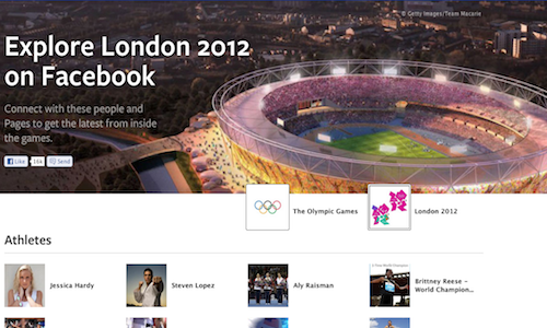 Facebook Olympics Hub