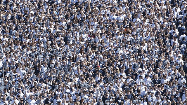 sports crowd