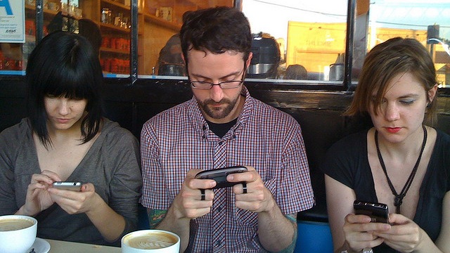 three social phones