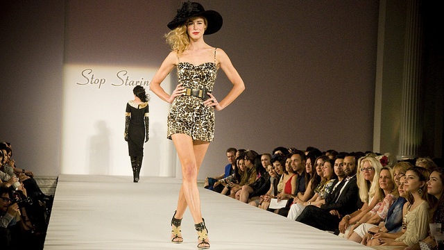 fashion runway hat