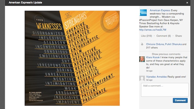 American Express LinkedIn