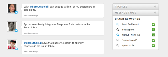 sprout social monitoring screen shot