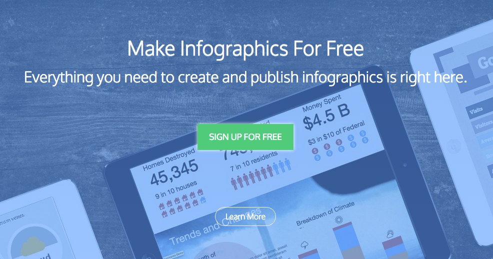 venngage homepage