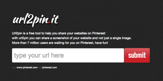 url2pin.it screenshot