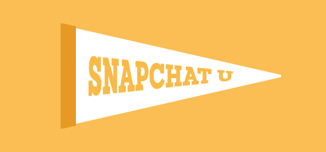 how to use snapchat for colleges