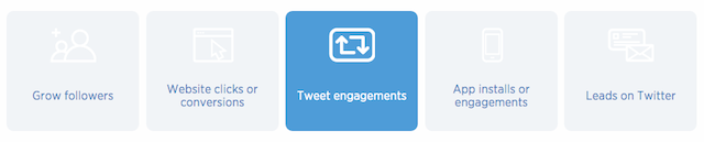 twitter ad campaign objectives