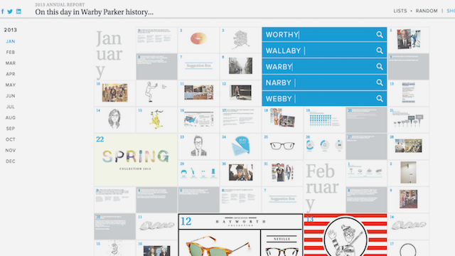 warby parker 2013 annual report