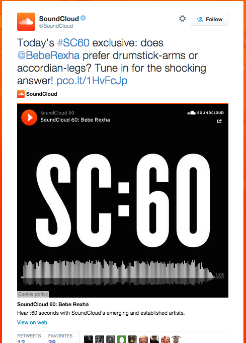 Twitter Player Card Example