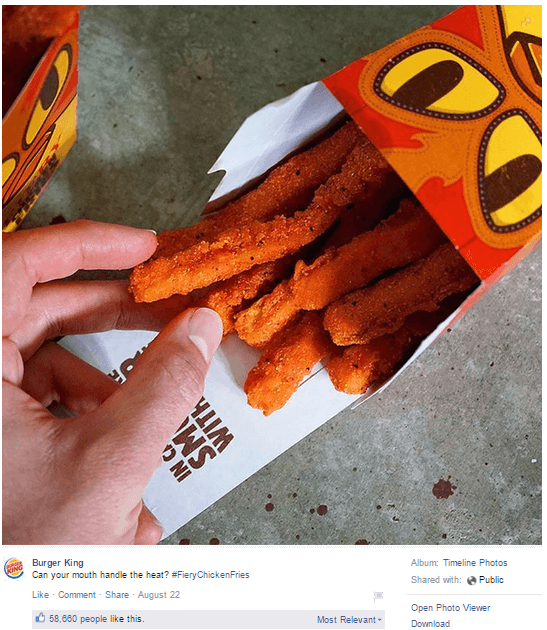 Burger King FB Post 3 Burger King FB Post 3