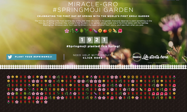 Miracle-Gro Springmoji