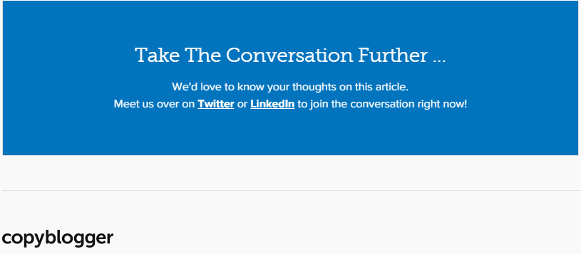 Copyblogger closed comments Copyblogger closed comments