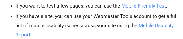google webmaster example
