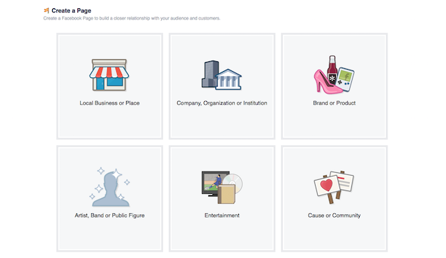 Create Facebook Page