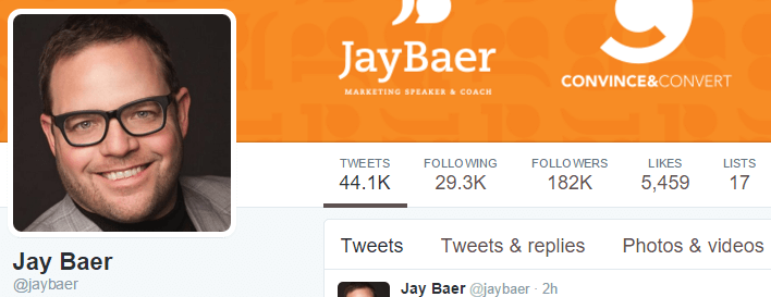 Jay Baer Twitter Jay Baer Twitter