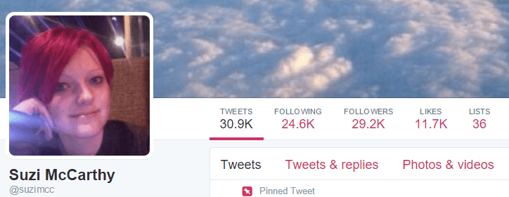 Suzi McCarthy Twitter Suzi McCarthy Twitter