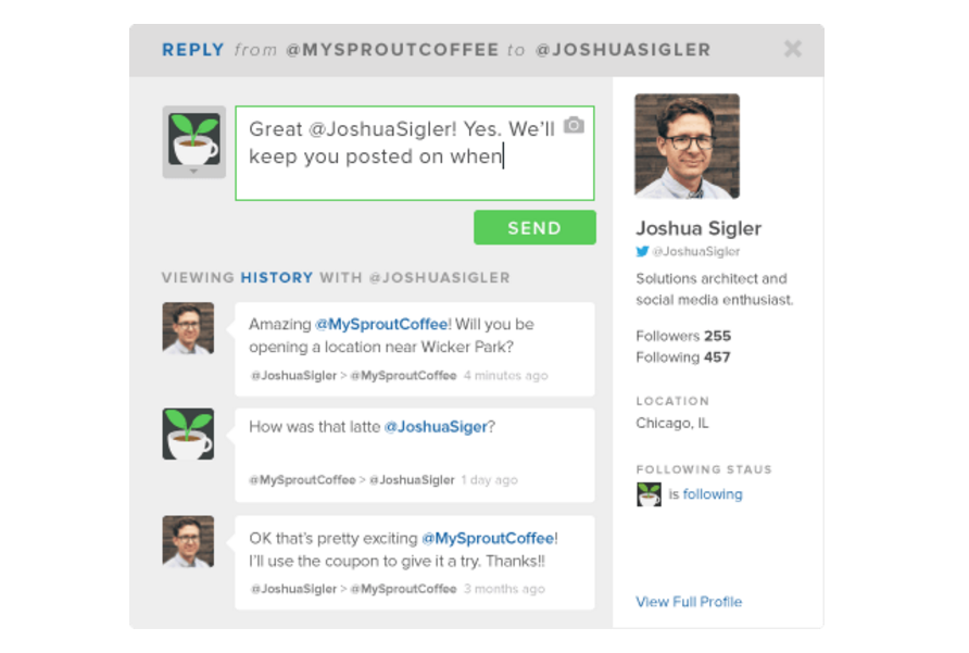 Sprout Conversation History