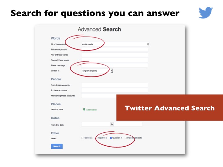 twitter advance search example