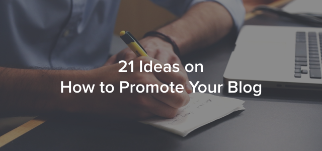 how to promote your blog