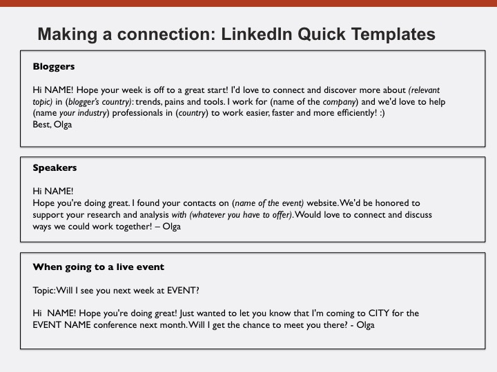 linkedin connection guide examples