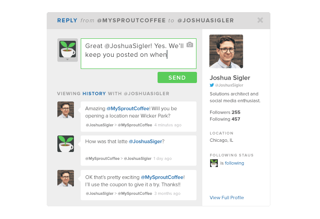 sprout social crm