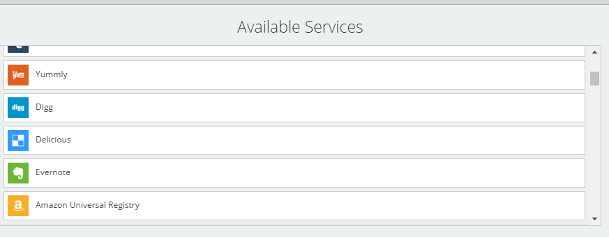 Social Media Sharing Buttons Options