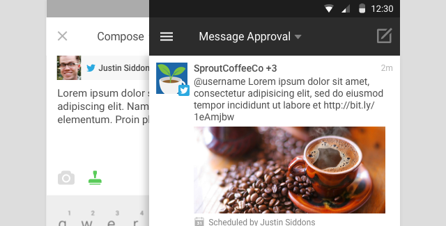 Android-Message-Approval