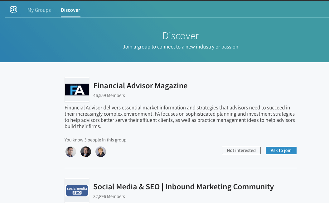 LinkedIn Groups