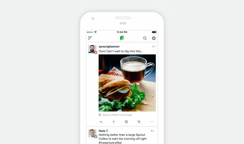 how to repost on instagram in sprout social