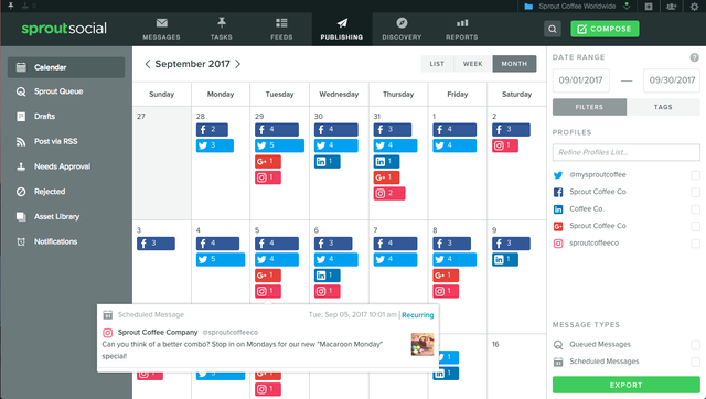 4 Steps For Creating A Social Media Calendar Sprout Social