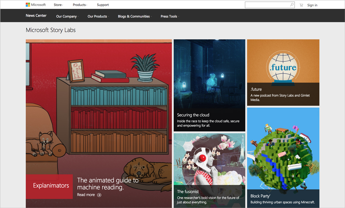 Microsoft Stories