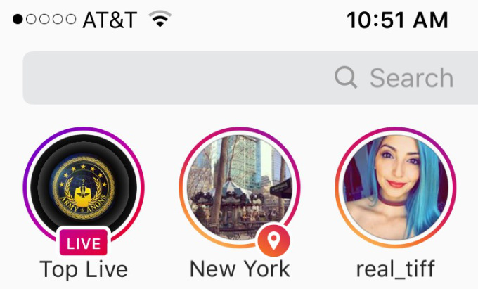 instagram live explore page