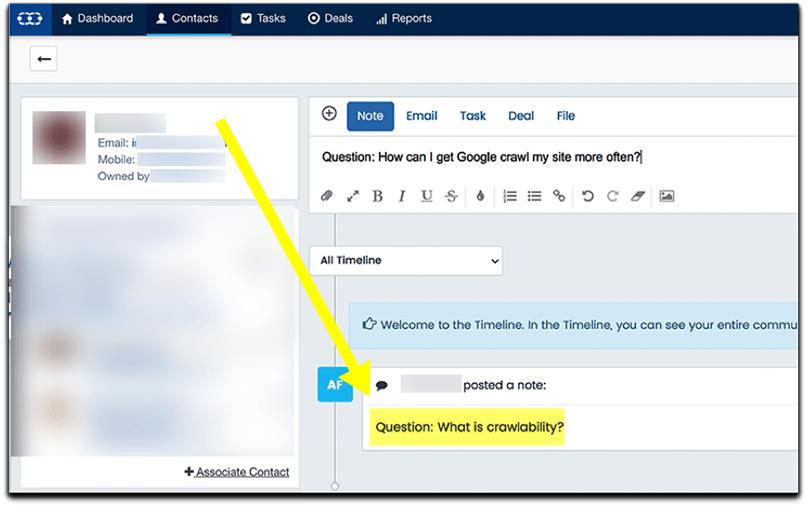 salesmate questions