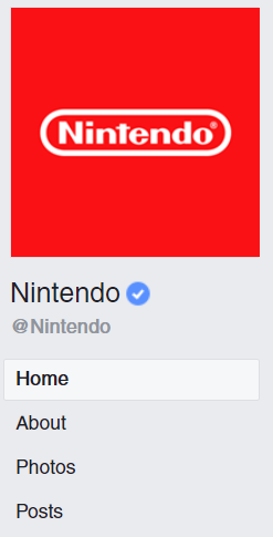 A blue checkmark on Facebook denotes a verified branded profile