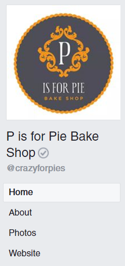 A gray checkmark on Facebook denotes a verified business profile