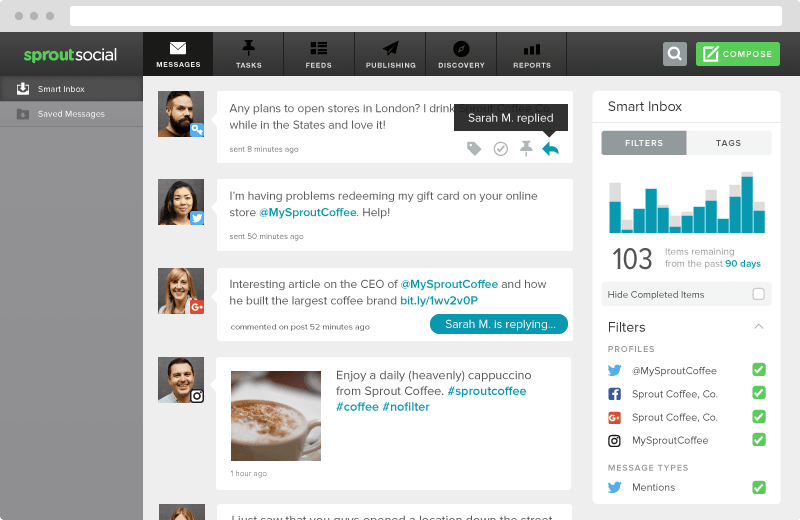 Sprout Social Smart Inbox