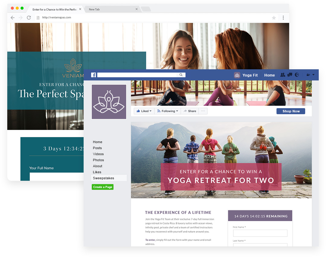 Hosting sweepstakes and contests on Facebook are a smart way to drive engagement