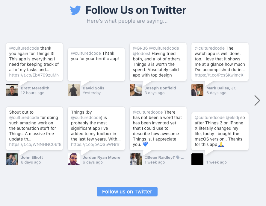 culturedcode tweet wall