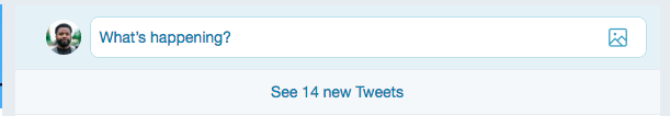 new tweets in timeline