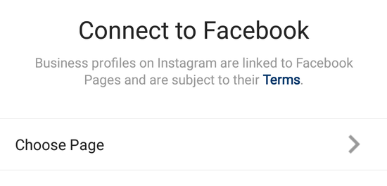 connect instagram profile to facebook