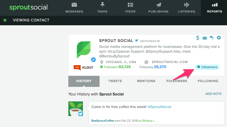 sprout social vip contact