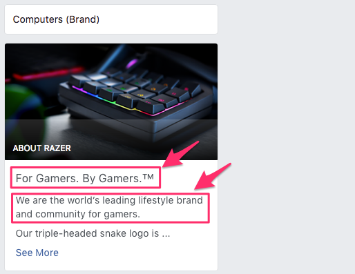 Razer Facebook Bio