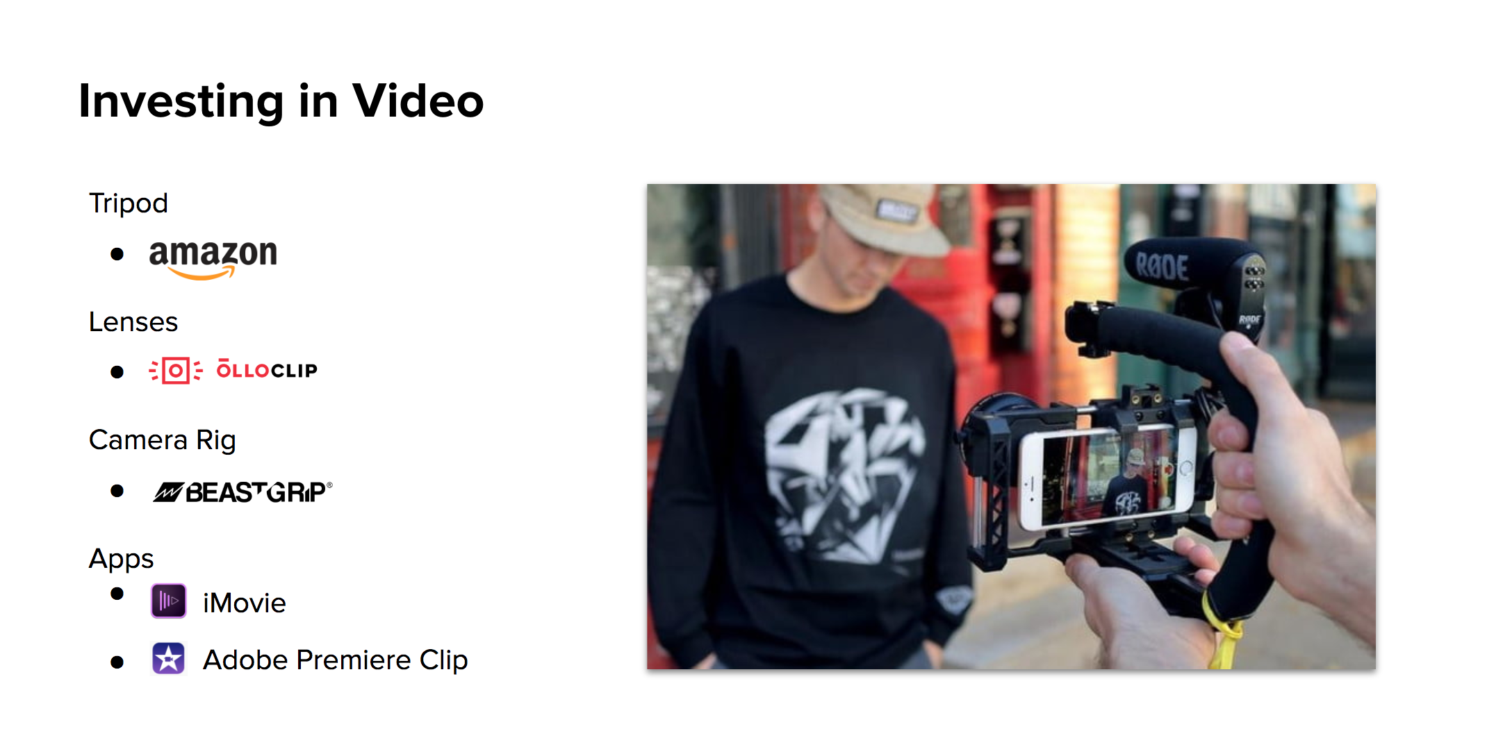 Investing in Video
